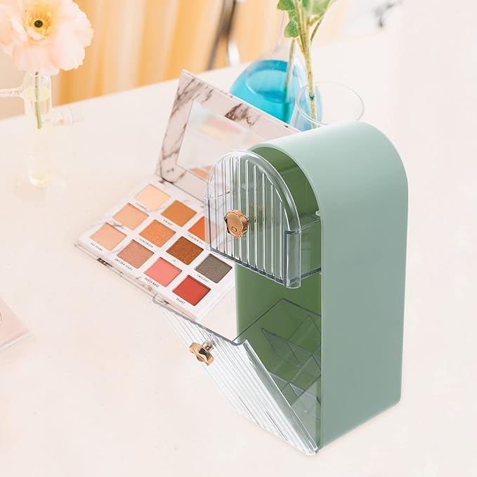 Beavorty Dressing Table Lipstick Storage Box Stylish and Compact Makeup Organizer for Clean and Tidy Vanity for Birthdays and Special Occasions