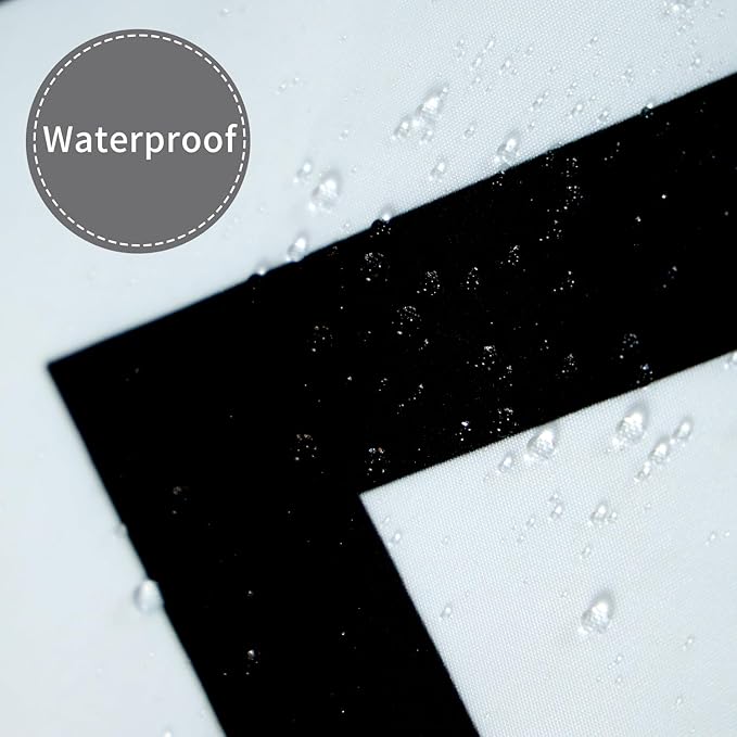 Black and White Grey Striped Shower Curtain Geometric Abstract Boho Bohemian Mid Century Modern Minimalist Shower Curtains for Bathroom Farmhouse Waterproof Fabric Shower Curtain Set 72x72 Inches