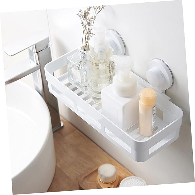 ABOOFAN Hanging Shelves Floating Shelf Bathroom Wall Decor Space-Saving Storage Non-Punch Design