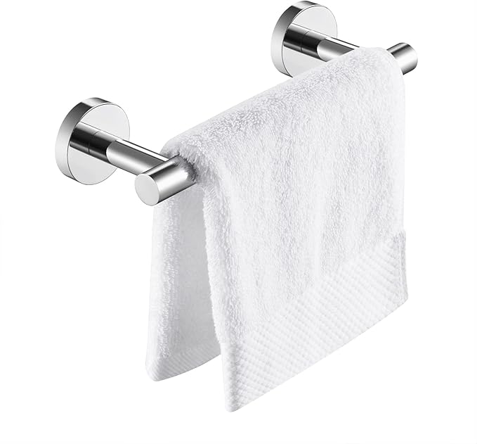 KES 6.7 Inches Hand Towel Bar Bathroom Towel Holder Kitchen Dish Cloths Hanger SUS304 Stainless Steel RUSTPROOF Wall Mount Polished Steel, Total Length 9.1 Inch, A2000S23