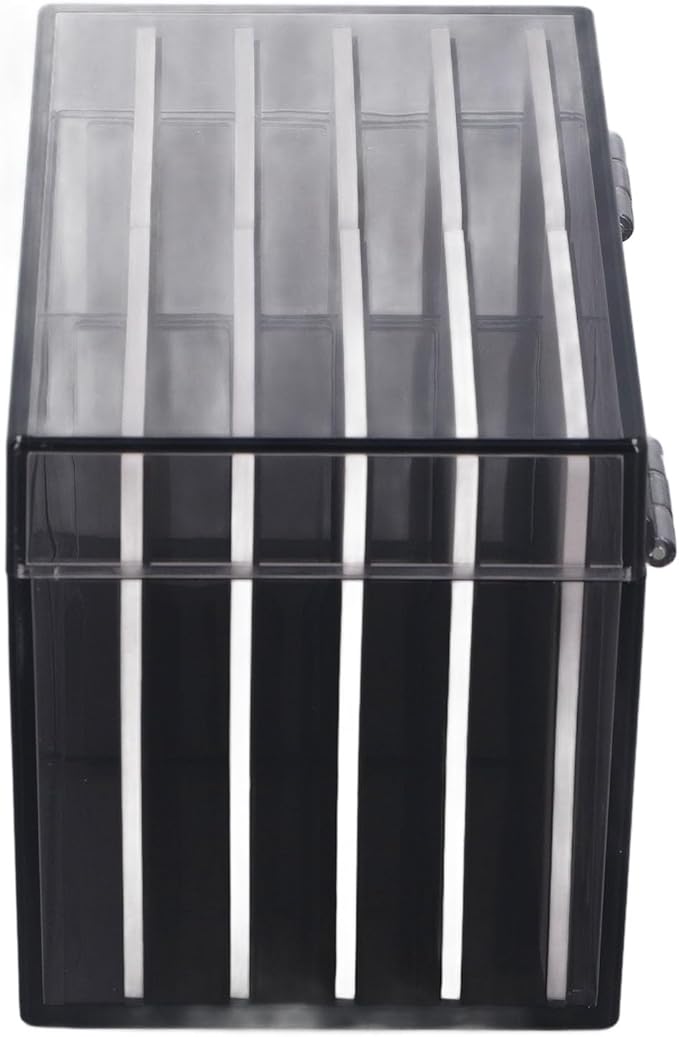Eyelash Box Eyelash Extension Storage Case Organizers, 10 Layers Acrylic Eyelash Storage Box with Magnetic Bottom, False Eyelashes Glue Pallet Holder Display, Lash Extension Grafting Tool (Tea