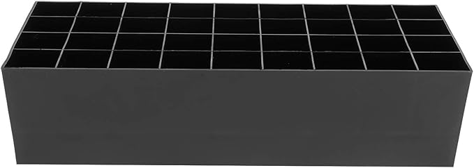36 Grids Makeup Organizer Storage Box Display Stand Cosmetic Desktop Lipstick Rack Container (Black)