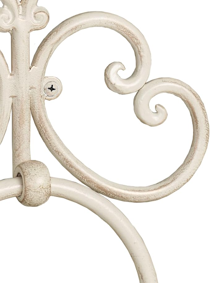 Aldabella Handpainted Towel Ring Creamy Gold - 13.5 Inches High