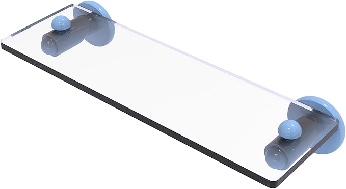 Allied Brass Soho Collection Glass Vanity Shelf with Beveled Edges