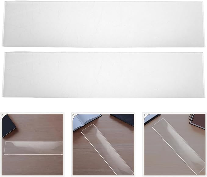 Beaupretty Acrylic Medicine Cabinet Replacement Shelves, 2pcs Floating Shelves for 13-inch Cabinet, Bathroom Wall Storage Organizer for Toiletries and Vitamins