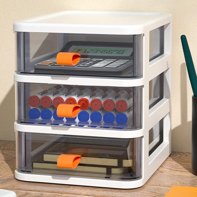 Desktop Mini Cabinet for Kitchen Seasoning Storage Three-layer Pull-out Organizer for Office and Home Use and Practical Design for Tidy Spaces