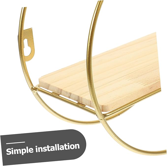 Amosfun Punch-Free Wall Shelf Multi-Function Above Toilet Organizer 1PCS Bathroom Storage Rack for Space Saving Wall-Mounted Household Shelf for Kitchen Bedroom and Toilet