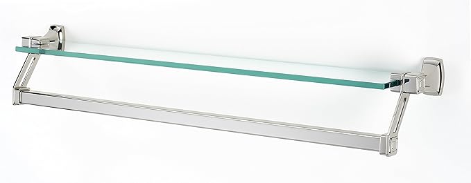 Alno 25" x 4.38" Bathroom Shelf Finish: Polished Nickel