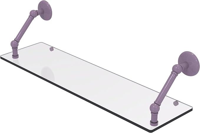 Allied Brass PMC-1-30-LVN Prestige Monte Carlo Collection 30 Inch Floating Glass Shelf, Lavender