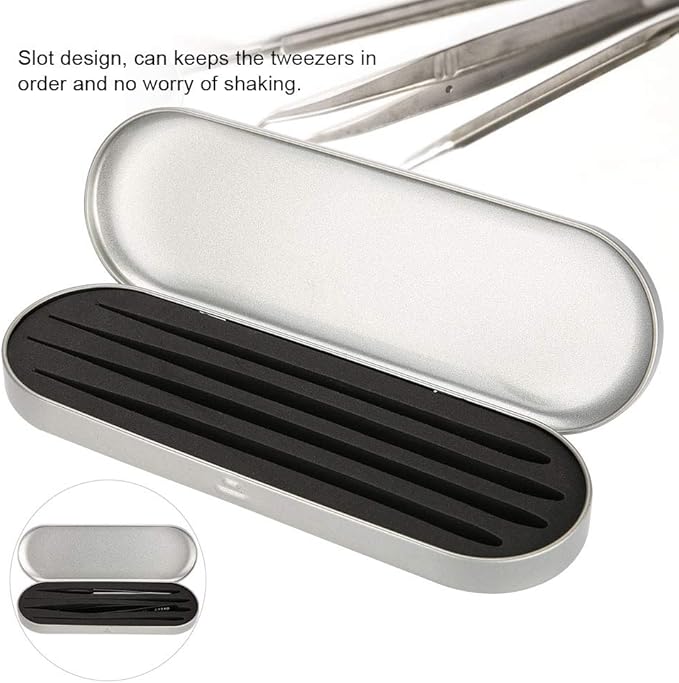 Durable Convenient to Carry Storage Box, Tweezers Box, for Organizer