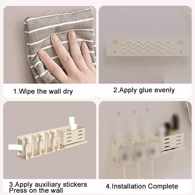 Removable Wall-Mounted Bathroom Shelves Removable Bathroom Shelves Aluminum Multi-Functional Bathroom Shelves Large Capacity