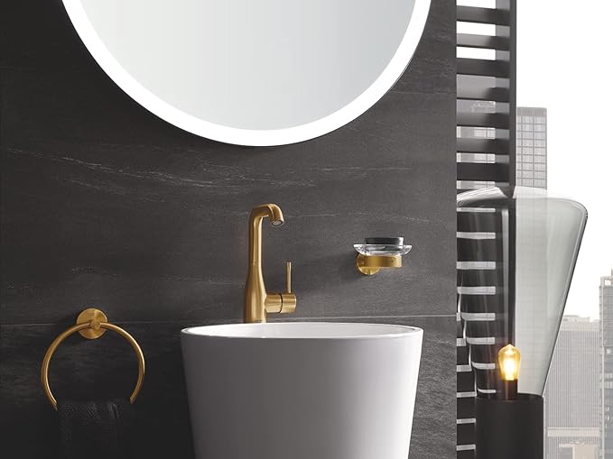Essentials Towel Ring, Brushed Cool Sunrise