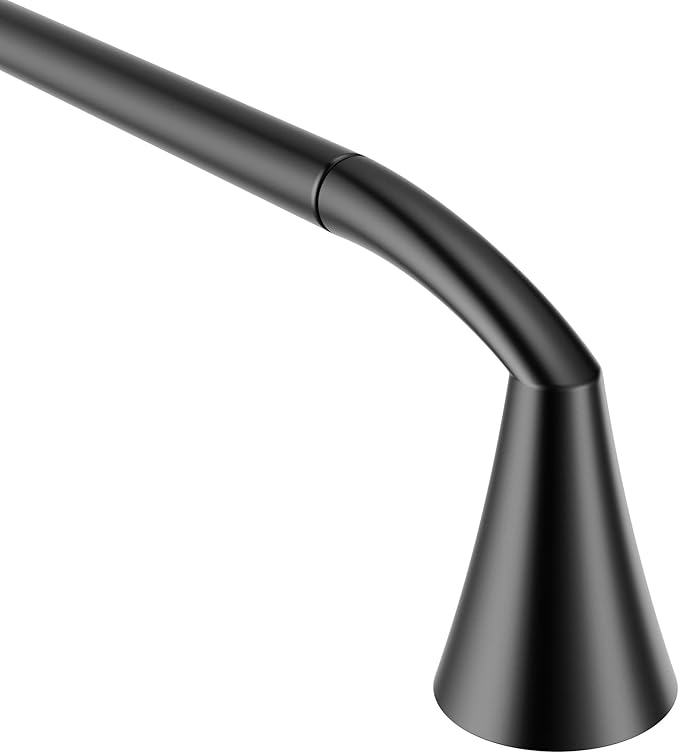 Moen YB2324BL Glyde Towel Bar, 24", Matte Black