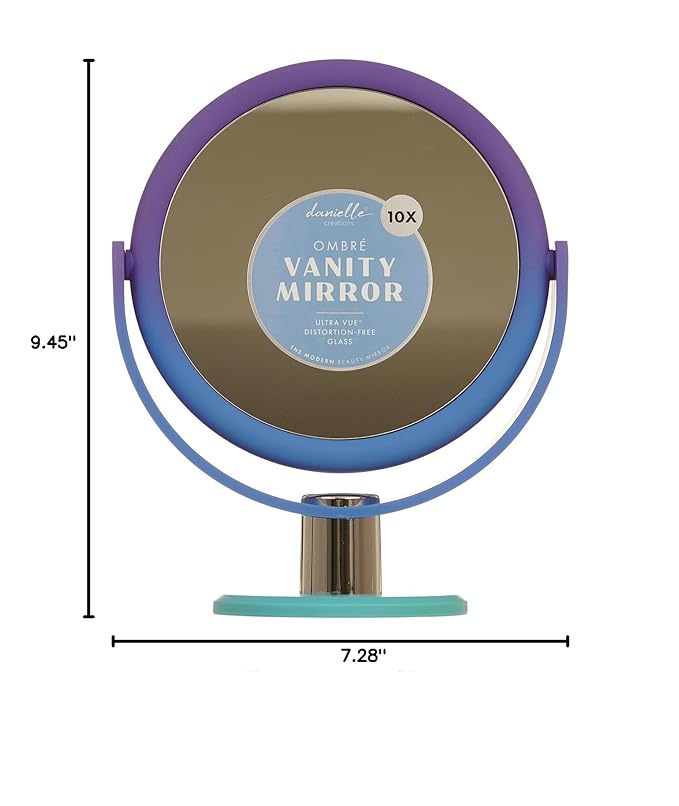 Danielle Soft Touch Mirror x10 mag- Blue Ombre