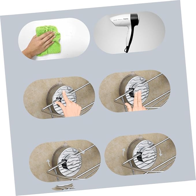 Wall Mounted Bathroom Shelf Cup Storage Organizer for Bathroom and Kitchen Easy to Clean Space-Saving Rack for Items
