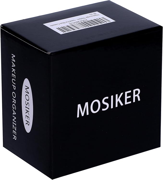 MOSIKER Lipstick Lip Gloss Organizer,Small Clear Acrylic Compact Essential Oil Rollerball Perfume Holder with 9 Slots