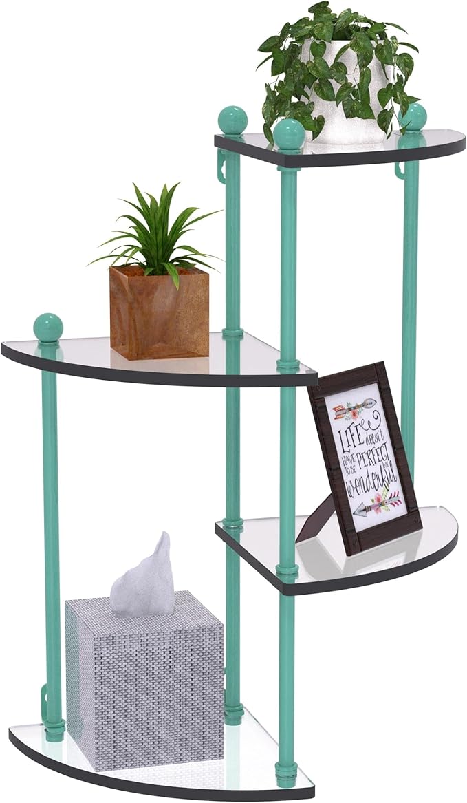 Prestige Regal 4 Tier Glass Wall Shelf