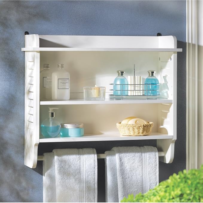 Accent Plus Zingz and Thingz Nantucket Bathroom Wall Shelf