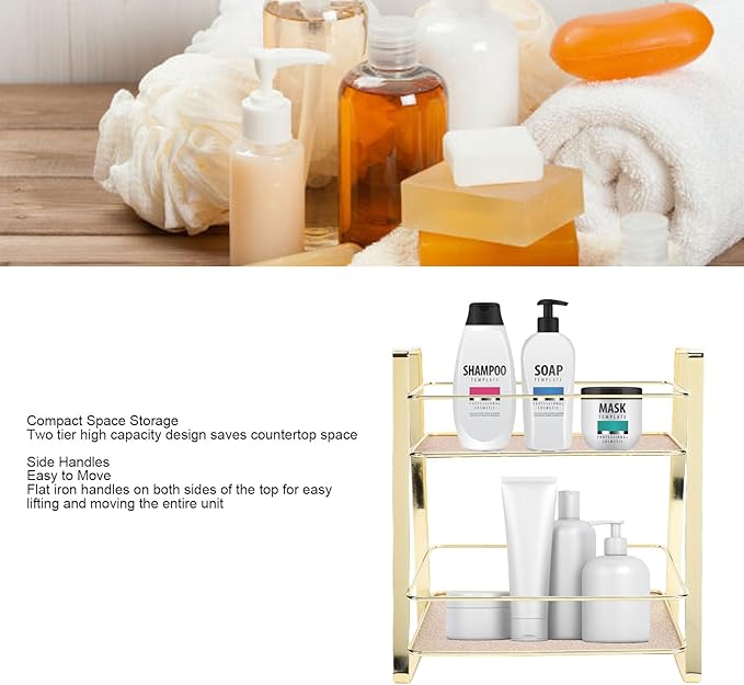 Bathroom storage baskets, countertop shelves, bathroom organization racks, for use in bathrooms, kitchens, and wardrobes