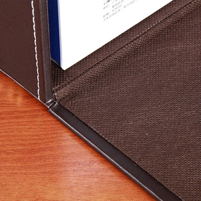 High-end Fashion Pu Leather Tissue Box Holder Business Black,Rectangular Tissue Box Cover,Napkin Holder Drawer Paper Dispenser,Home Office car Tissue Holder with Magnetic Bottom (Brown)