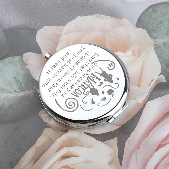 BAUNA The Musical Gift Musical Fan Gift Theatre Pocket Mirror for Friend Family Drama Lover Gift (Just Because CMS)