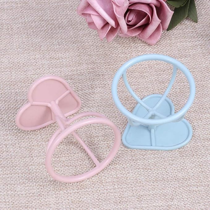 Beaupretty Makeup Sponge Holder Drying Rack - Elegant Plastic Storage Stand for Dresser Ideal for Makeup Tools