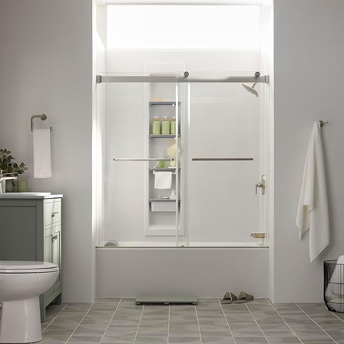 American Standard 7192000.020 Aspirations 15 x 65-Inch In-Wall Shelving Unit, White