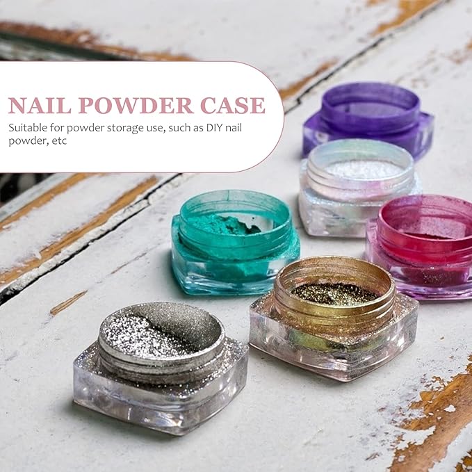 FOMIYES Nail Storage Box Mini Organizer Box for Nail Glitter Manicure Supplies