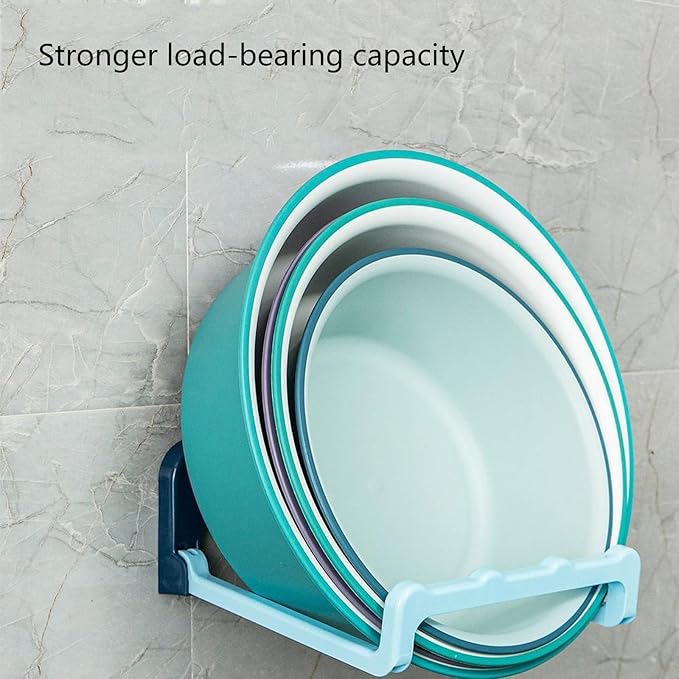 Sturdy Bathroom Shelf Adhesive Wall Mount Organizes Shampoo Soap Towels Space Saving Designs Accessory Wall Mounted Basin Stand