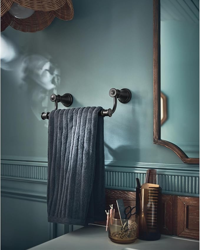 Moen YB6486NL Belfield 9-Inch Bathroom Hand Towel Bar, Polished Nickel