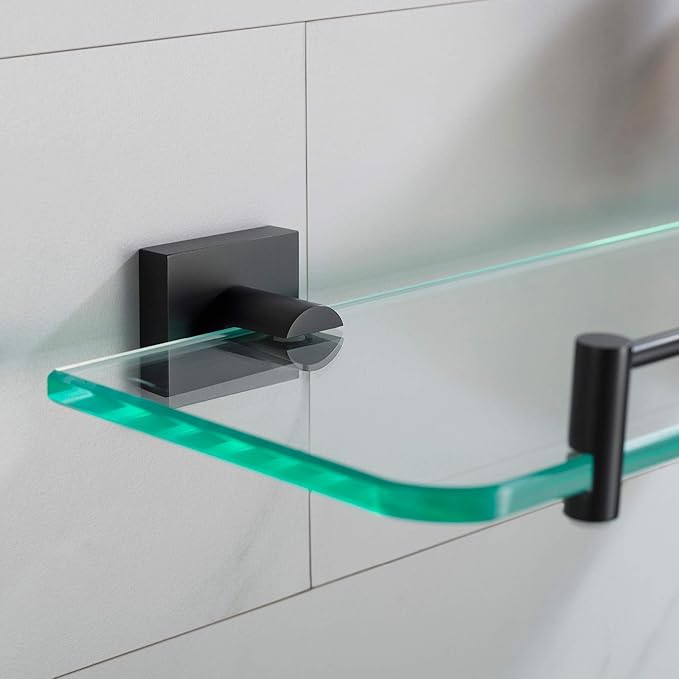 Kraus Ventus Bathroom Shelf, Matte Black Finish, KEA-17745MB