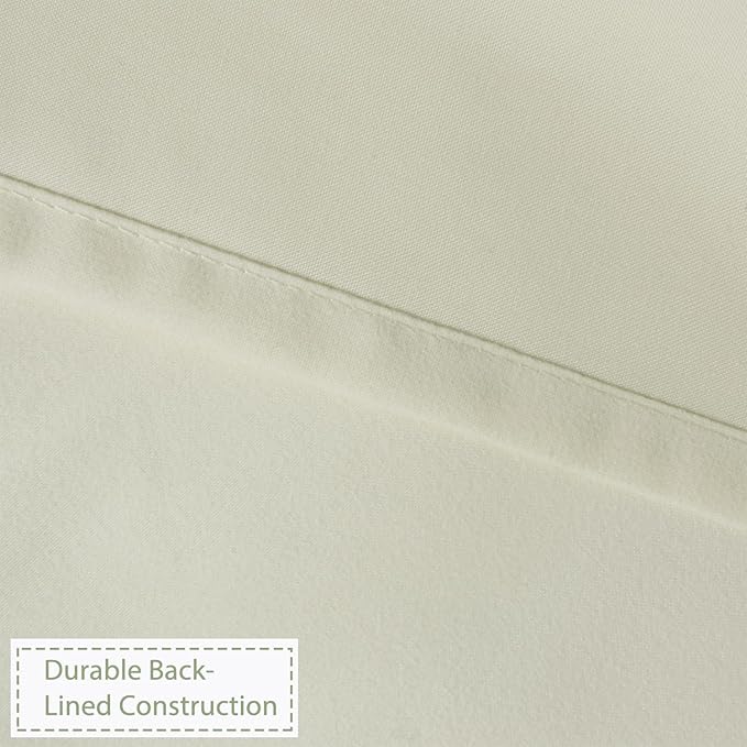 Farmhouse Ruffle Shower Curtain with Handmade Ruched, Vintage Ruffled Fabric Bathroom Curtains, Decorative Elegant Bathroom Curtain with 12 Holes, Camel, 72" W x 72" H(N60049)