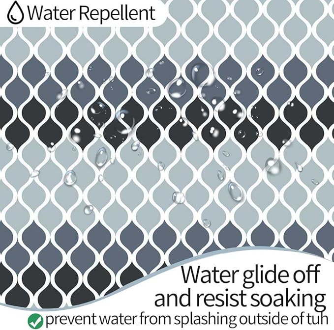 Textured Clarisse Shower Curtain Creative Home Ideas Modern Bathroom Shower Curtains Waterproof Fabric Machine Washable Shower Curtain 60 x 72 Inches