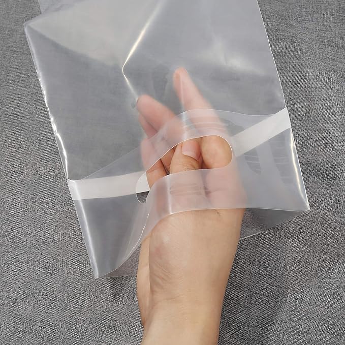 50 pack - Wine to go doggy Bag Carryout Adhesive Seal Tamper Proof Travel Bags for Restaurants, Bars, and Dinner Parties