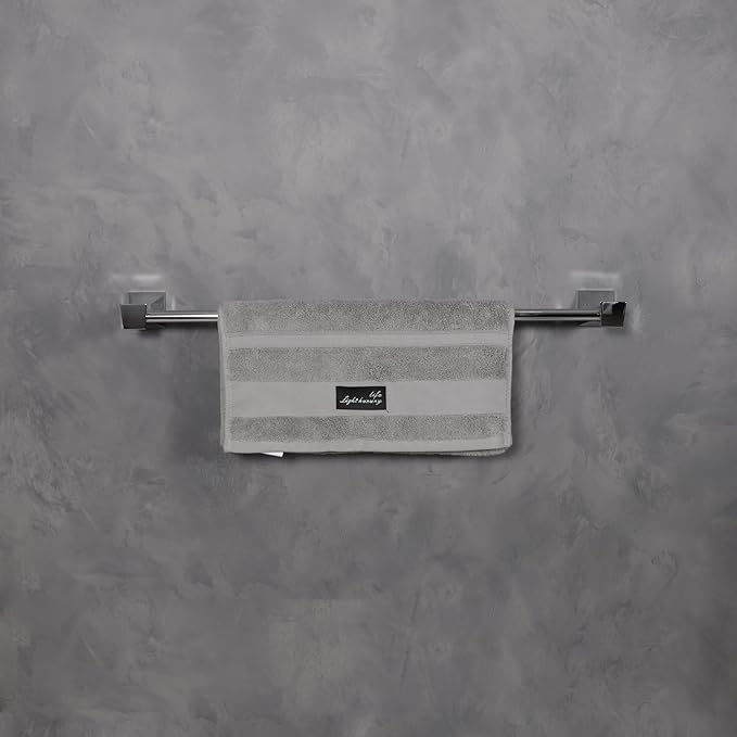 Bath Towel Bar, GALIM GLQPT-P, Towel Rail for Bathroom Wall Mounted, Heavy-Duty Bathroom Towel Holder Organizer, Stainless Steel Minimalist Home Decor Towel Rod, Chrome Finish