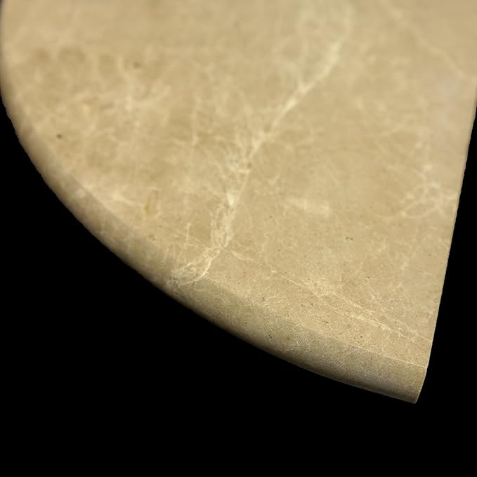 Emperador Marble Both Side Polished Bathroom Corner Shelf 9''x9''