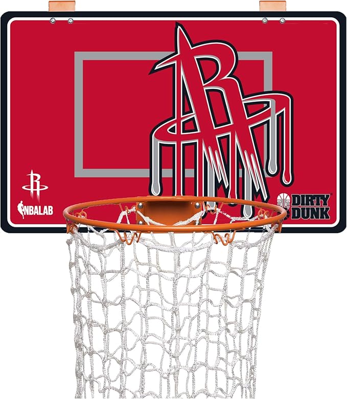 The Dirty Dunk Basketball Hoop Laundry Hamper - Houston Rockets, NBA