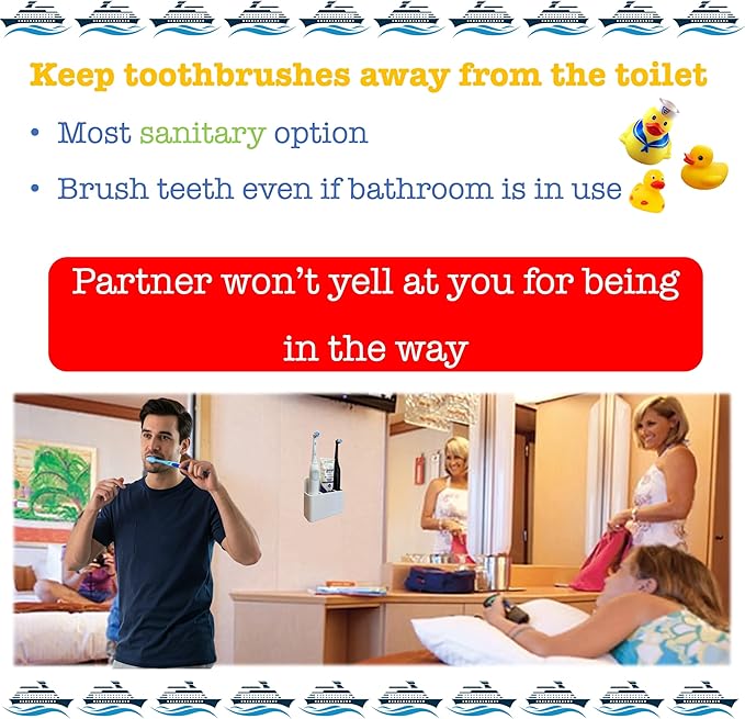 Cruise Ship Essentials Magnetic Toothbrush Holder Cruise Essentials 2026.Caribbean Cruise Must Haves. Alaskan Cruise Must Haves. Cruise Ship Essentials 2026, Caribbean Royal (1)