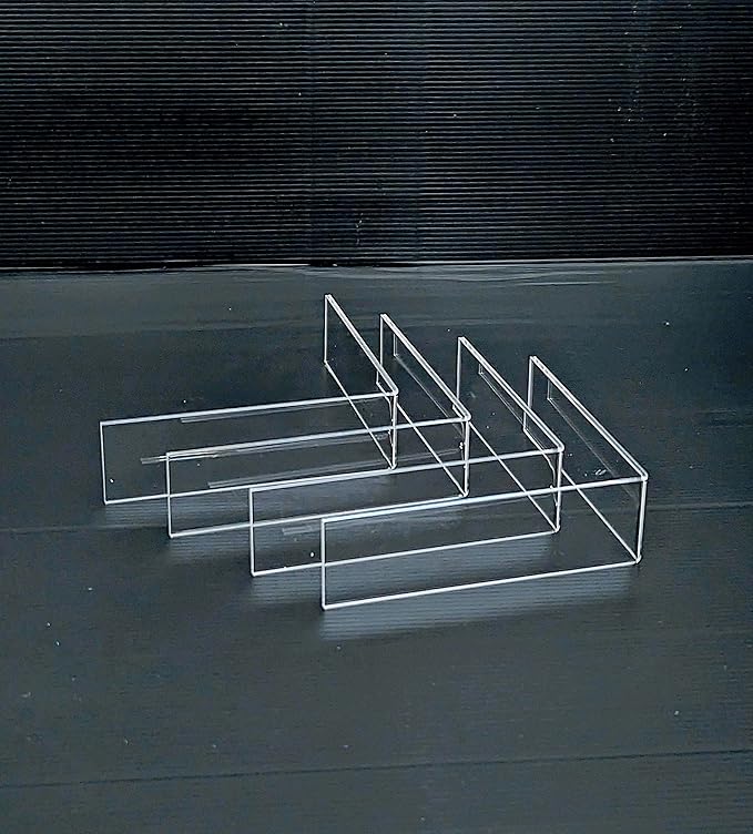 Makeup organizer with 7 removable drawers, drawer dividers and crystal knob handles (A7RK)