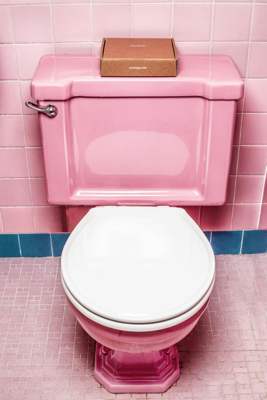 [BATHMENT] The "Pumice Ring Eraser": How to remove stubborn brown mineral rings from toilet bowls without chemicals