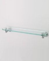 Jaclo 4830-GS-24-ACU Wall Mounted Glass Shelf, 24", Antique Copper