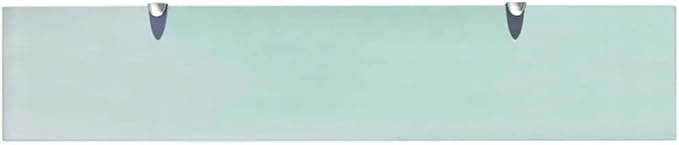 Floating Shelves 2 pcs,Bathroom Shelves,Decor Shelf,Display Shelf,Cloud Shelf,Square Wall Shelf,Easy to Assemble,for Bathroom, Living Room, Bedroom, Kitchen, Glass 39.3"x7.9" 0.3"