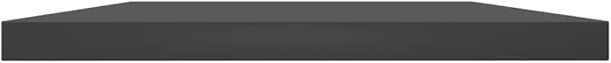 Set of 8 Grey Engineered Wood Wall Mounted Shelves 23.6x15.7x0.6 Inch Shelf Boards for Modern Home Storage and Display