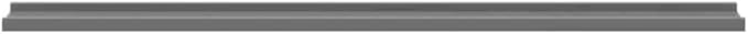 Set of 4 Floating Wall Shelves, 45.3 Inch Modern Grey MDF Storage Display Ledges for Living Room, Bedroom, and Home Office Organization