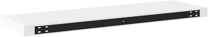 Floating Wall Shelf 31.5 Inch, Modern White Honeycomb MDF Display Shelves for Bedroom Living Room Office, Minimalist Wall Mounted Storage Ledge