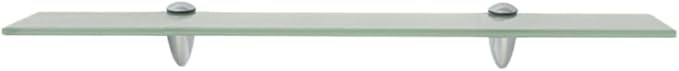 Floating Shelf Glass 23.6"x3.9" 0.3" Wall Shelves, Wall Ledges