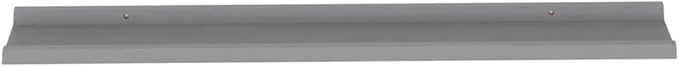Wall Shelves 4 pcs Gray 39.4x3.5x1.2 Inches MDF Floating Shelves for Living Room Bedroom Kitchen Storage Display Organizer Modern Decorative Shelving