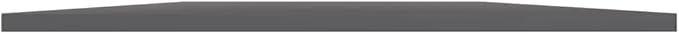 Set of 4 High Gloss Grey Engineered Wood Wall Shelves, Minimalist Floating Style Shelf Set for Modern Living Room and Kitchen Display