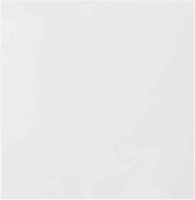 Set of 4 Floating Wall Shelves, Modern High Gloss White Square Shelves for Wall Storage, Decorative Display Shelves for Bedroom, Living Room, and Office, Easy to Install