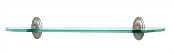 ALNO CREATIONS CLASSIC WEAVE 24 inch GLASS SHELF BRONZE A8150-24-BRZ